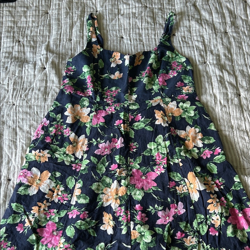 Old Navy Black Floral Dress